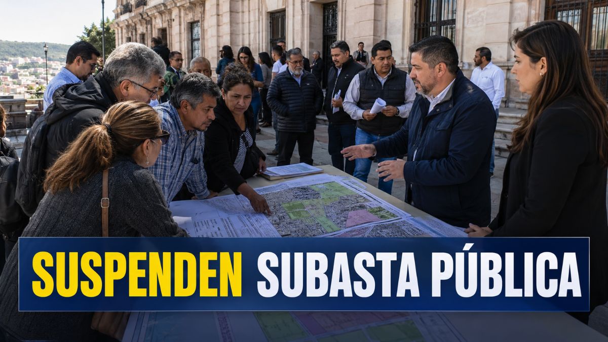 Suspenden subasta pública de predios en Querétaro