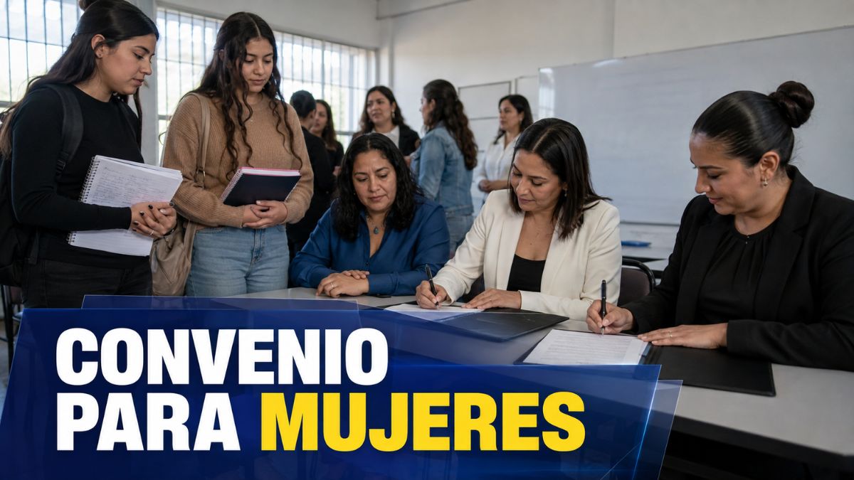Universidad de las Mujeres firma convenio social