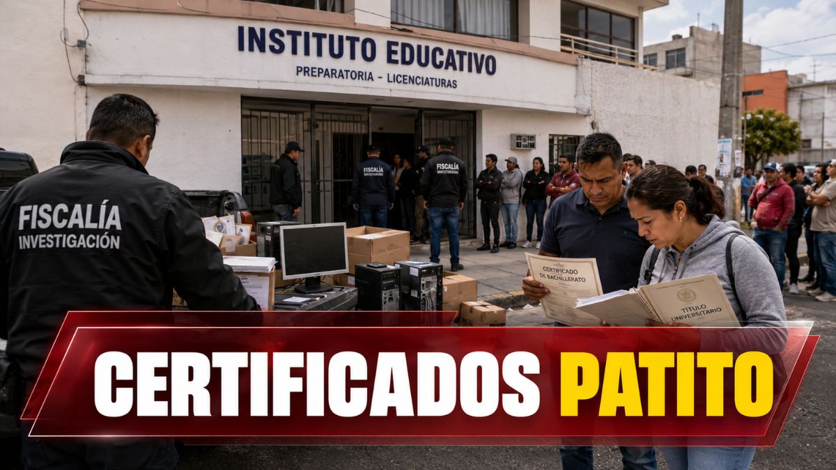 Catean escuela en Corregidora por certificados patito