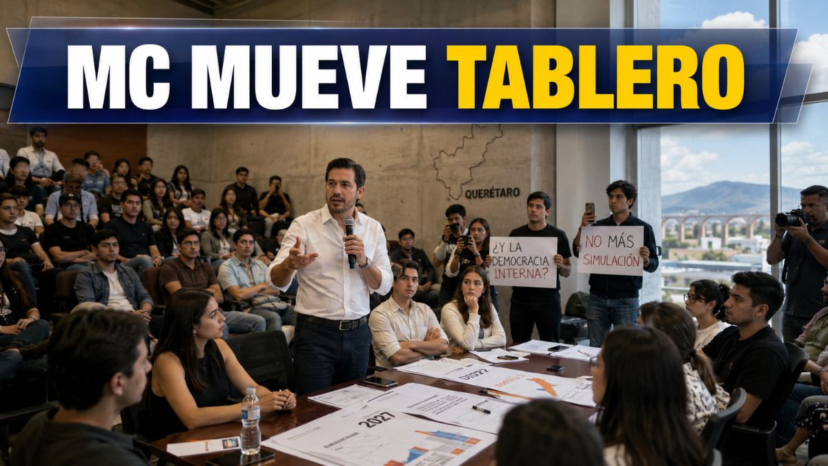 Movimiento Ciudadano mueve tablero rumbo a 2027