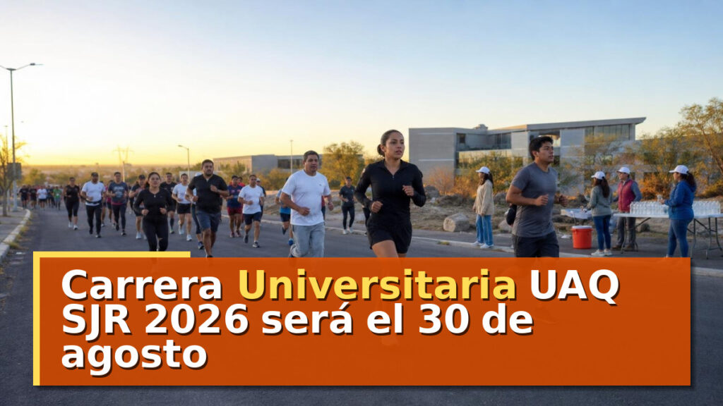 Carrera Universitaria UAQ SJR 2026 será el 30 de agosto