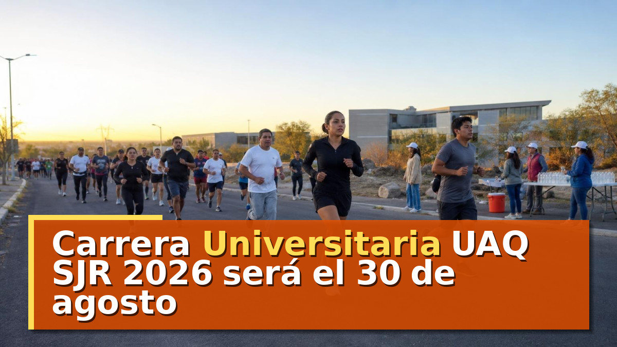 Carrera Universitaria UAQ SJR 2026 será el 30 de agosto
