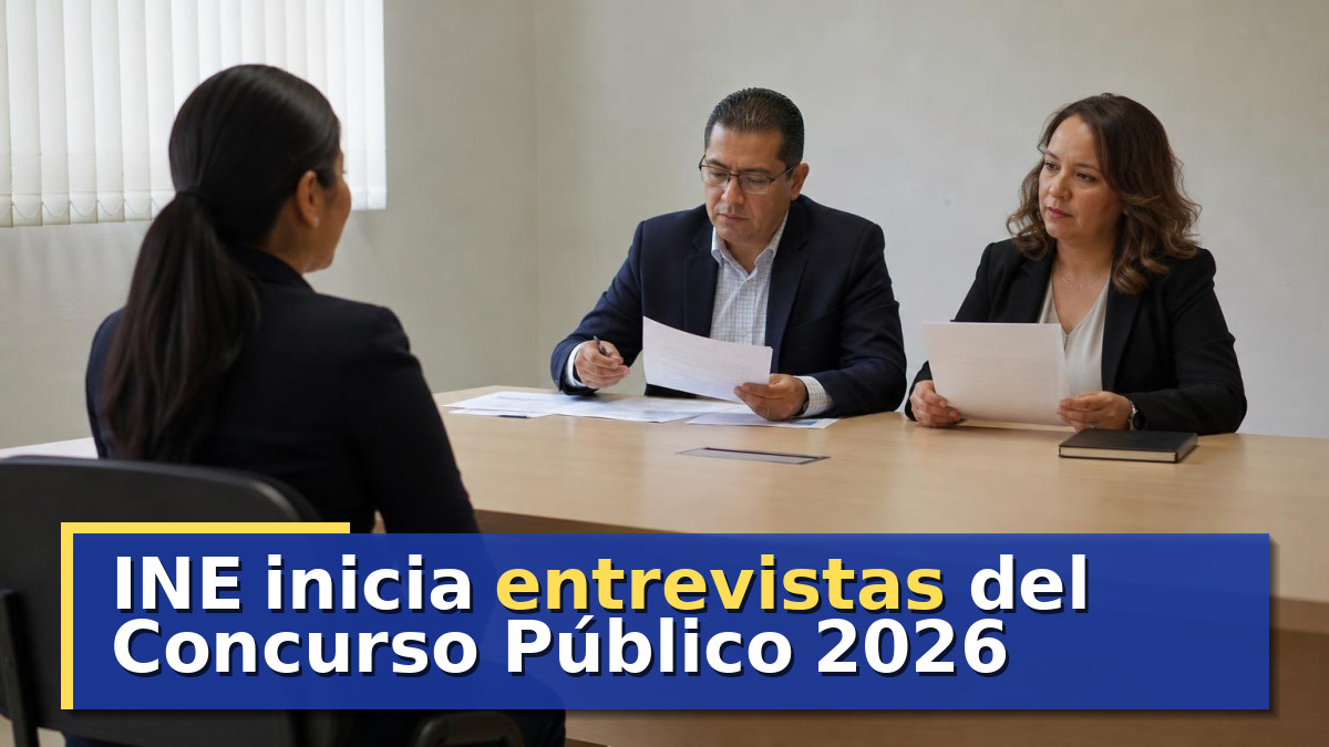 INE inicia entrevistas del Concurso Público 2026