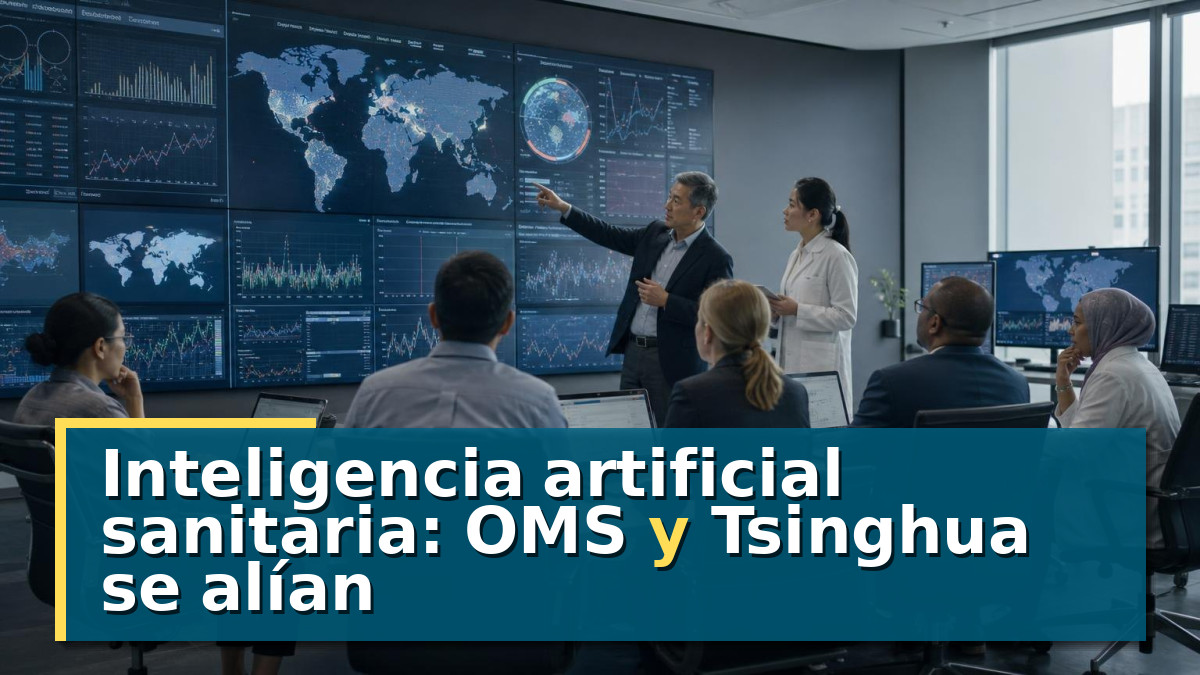 Inteligencia artificial sanitaria: OMS y Tsinghua se alían