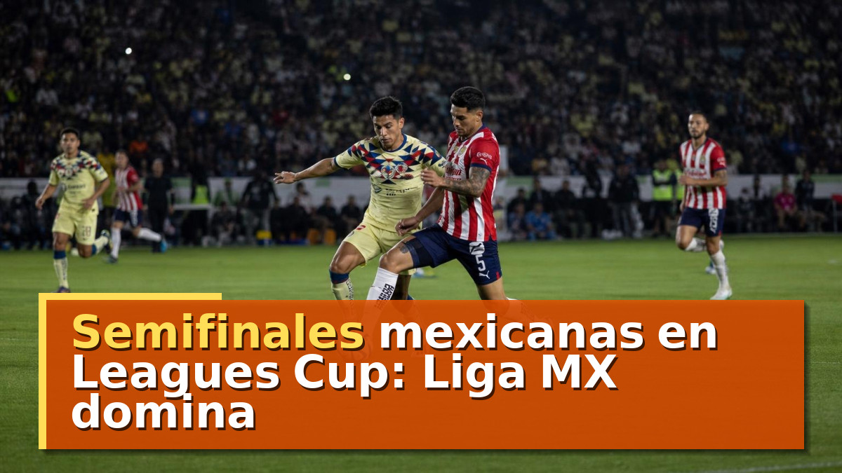 Semifinales mexicanas en Leagues Cup: Liga MX domina