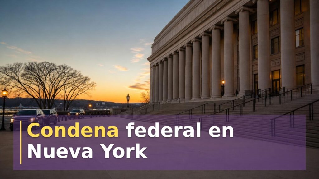 Condena federal en Nueva York