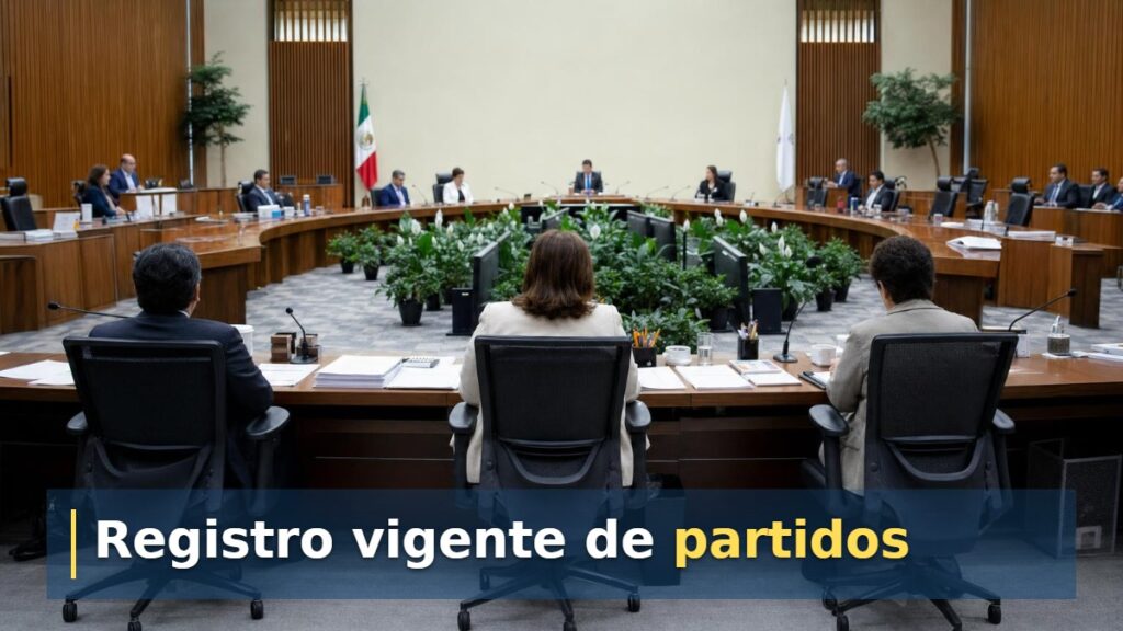 Registro vigente de partidos