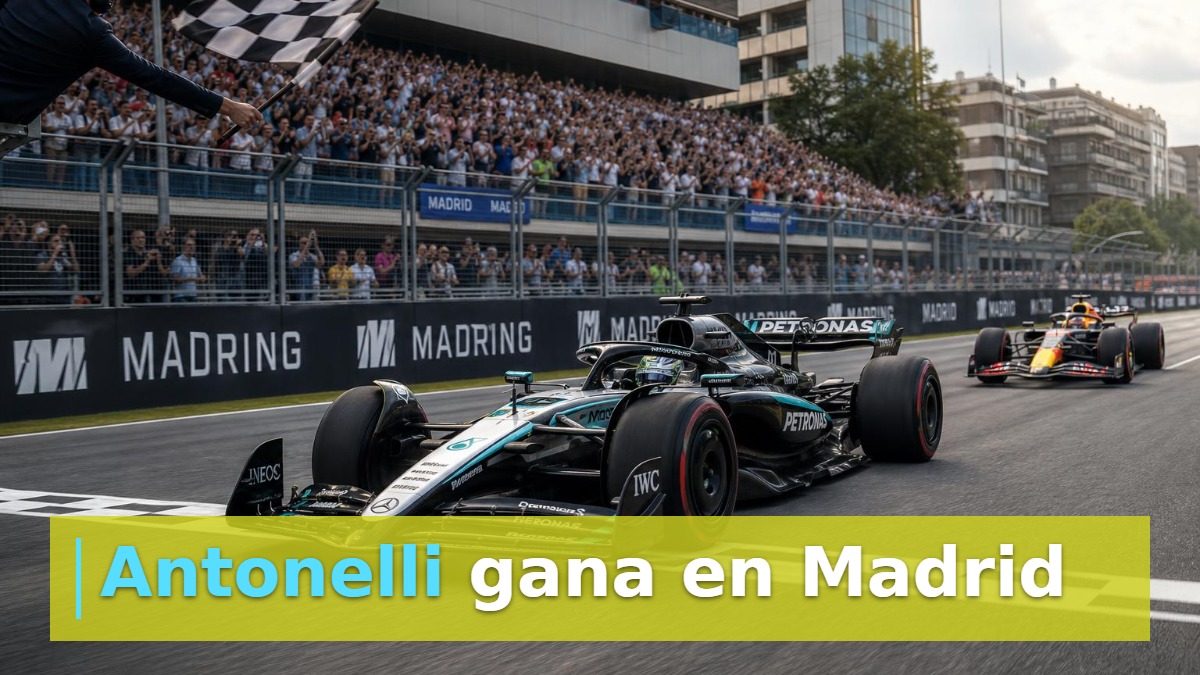 Antonelli gana en Madrid