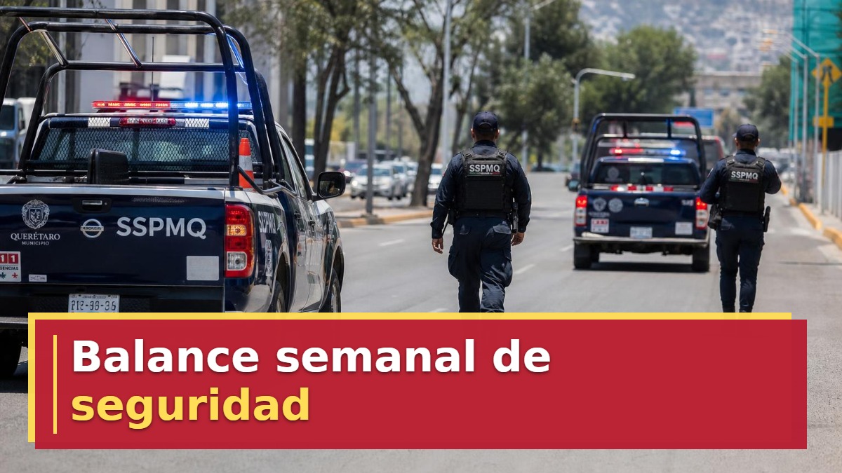 Balance semanal de seguridad