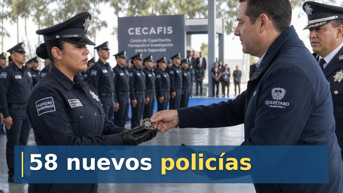 58 nuevos policías
