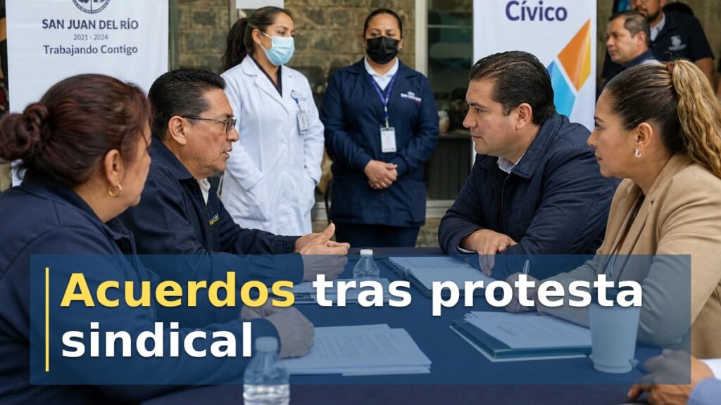 Acuerdos tras protesta sindical