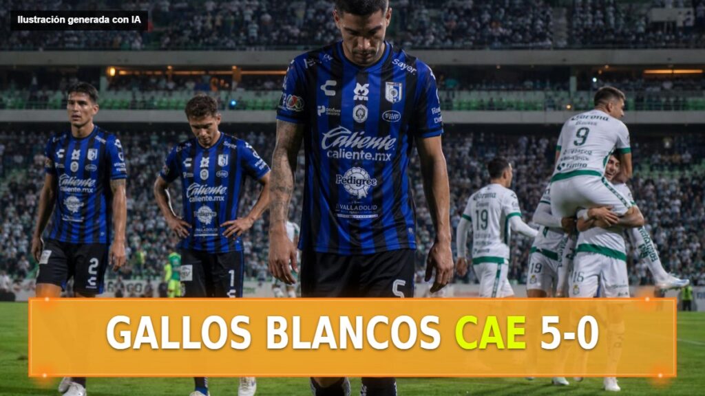 Gallos Blancos cae 5-0