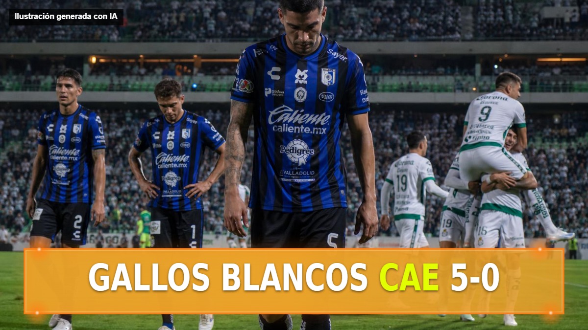 Gallos Blancos cae 5-0