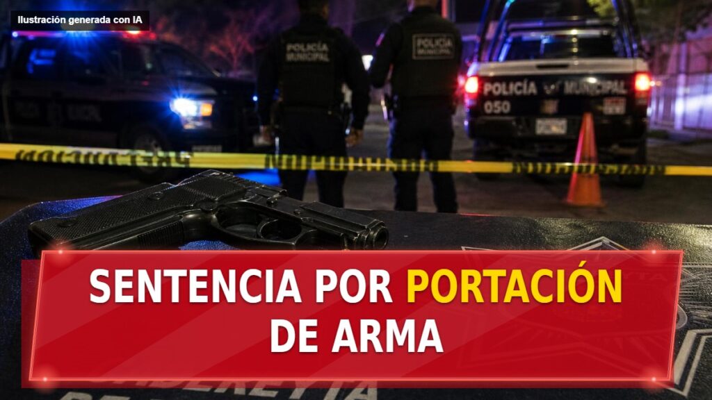 Sentencia por portación de arma