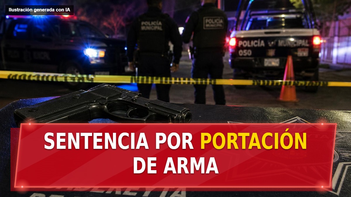 Sentencia por portación de arma