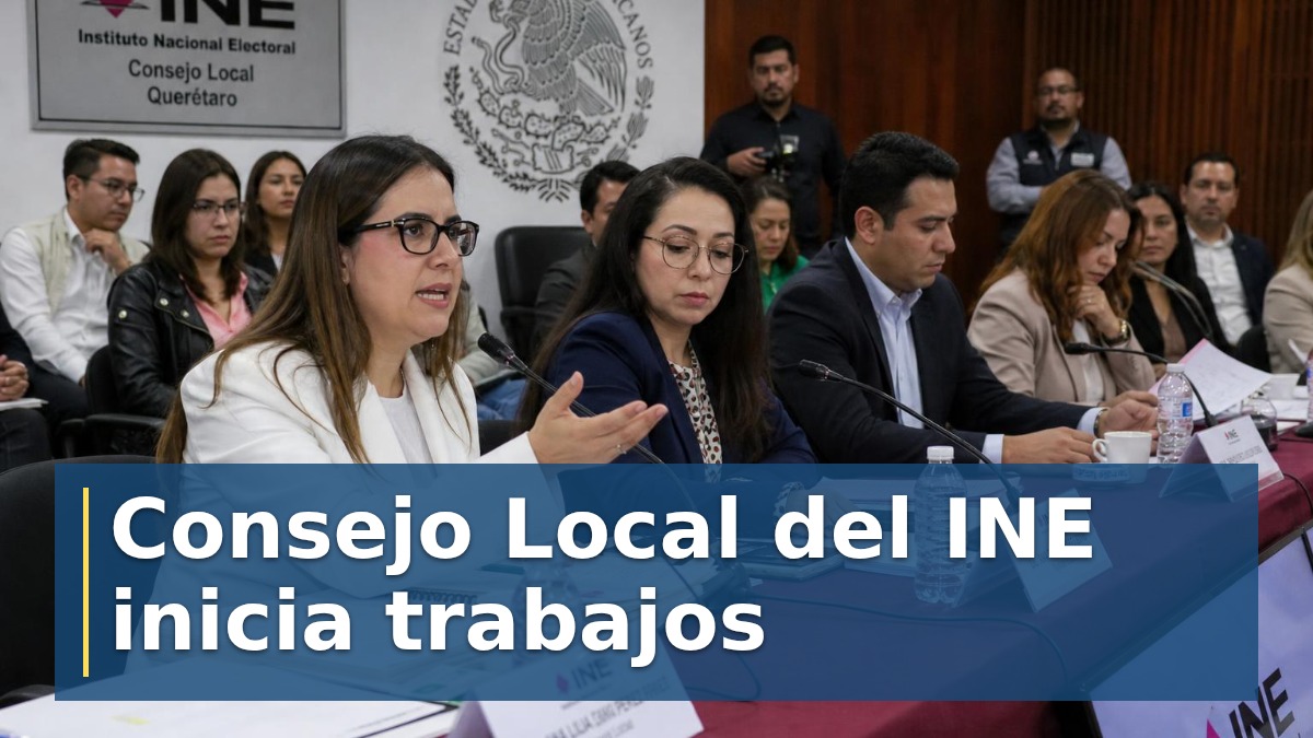 Consejo Local del INE inicia trabajos